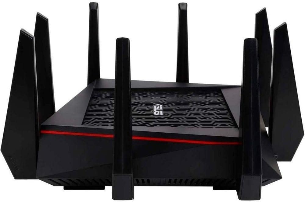 ASUS WiFi Gaming Router (RT-AC5300) - Tri-Band Gigabit Wireless Internet Router, Gaming & Streaming, AiMesh Compatible, Included Lifetime Internet Security, Adaptive QoS, Parental Control, MU-MIMO