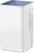 Auertech Portable Washing Machine, 2.0 cu.ft Capacity Fully Automatic Washer with Drain Pump, 7 Programs, 4 Water Levels, Portable Washer Dryer Combo for Apartment, RV, Dorm