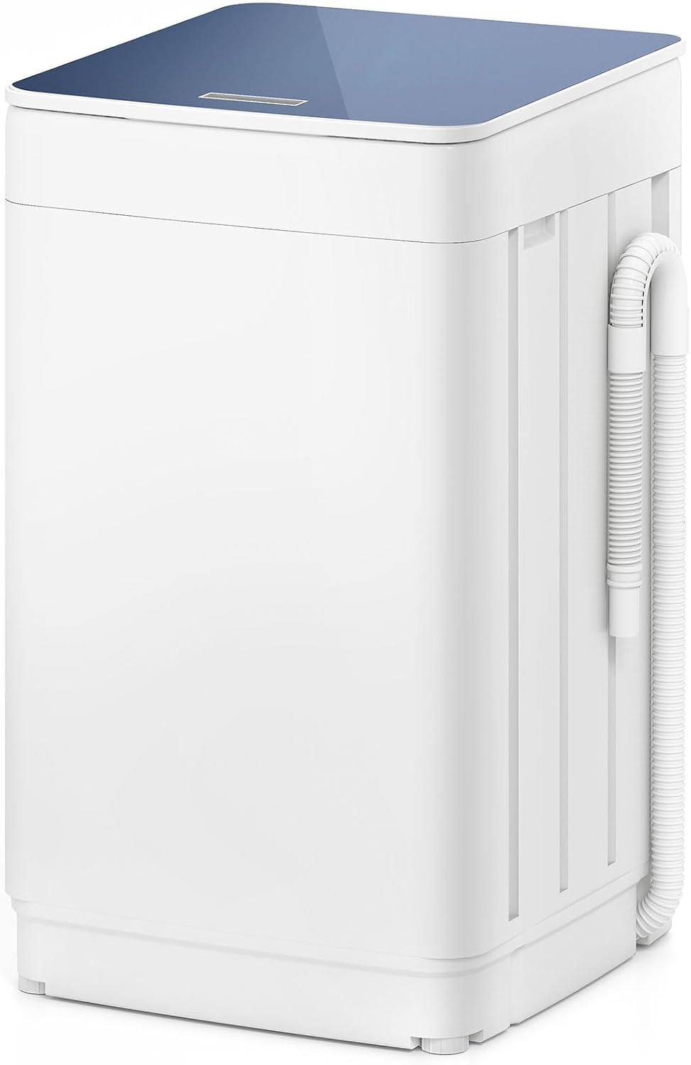 Auertech Portable Washing Machine, 2.0 cu.ft Capacity Fully Automatic Washer with Drain Pump, 7 Programs, 4 Water Levels, Portable Washer Dryer Combo for Apartment, RV, Dorm