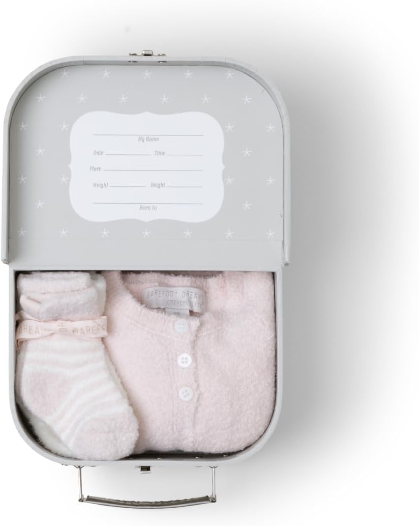 Barefoot Dreams® CozyChic Lite® Heirloom Newborn Set, Pink, 0-3 Months