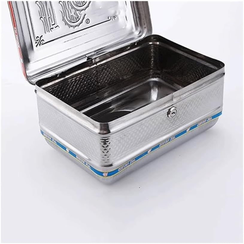 Storage Hardware Tool Box Stainless Steel Trunk Thickened Electrical Repair Box Motorcycle Trunk Electric Vehicle Motorcycle Storage Box for Garage