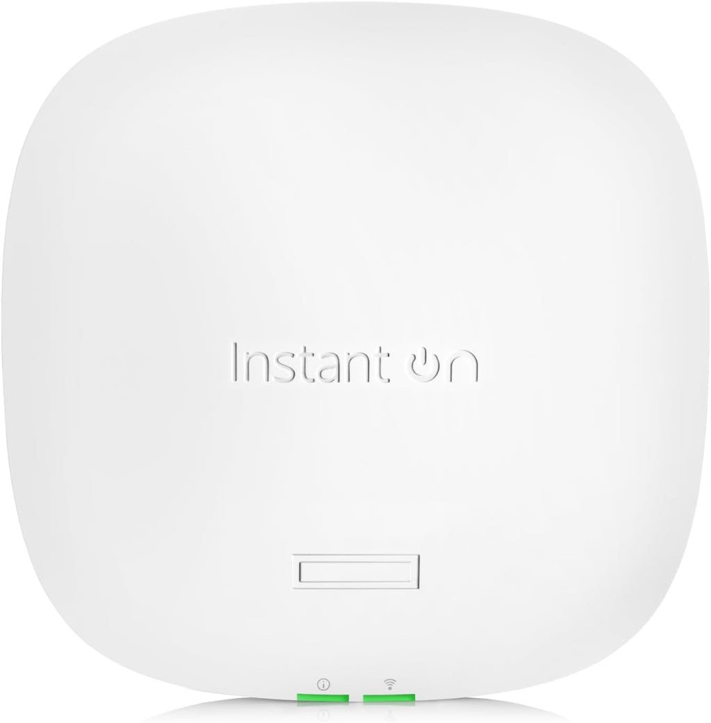 HPE Networking Instant On Access Point AP25 4x4 WiFi 6 Indoor Wireless Access Point | Power Source Not Included | US Model (R9B27A)