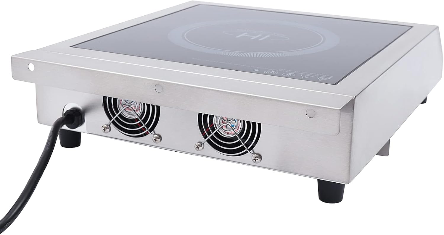 High Power Portable Induction Cooker, 110V 1800W Induction Cooker Cooktop Countertop Burner Induction Cooktop with 13 Speed Adjustment Electromagnetic Oven with Timed Cooking