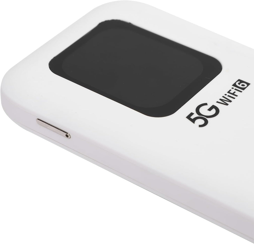 5G Wi Fi 6 Mobile Hotspot, Connects Up to 16 Devices, Portable Band Wi Fi Device, Pocket Hotspot Router with Nano SIM Card Slot, 7100mAh Battery for Travel Business