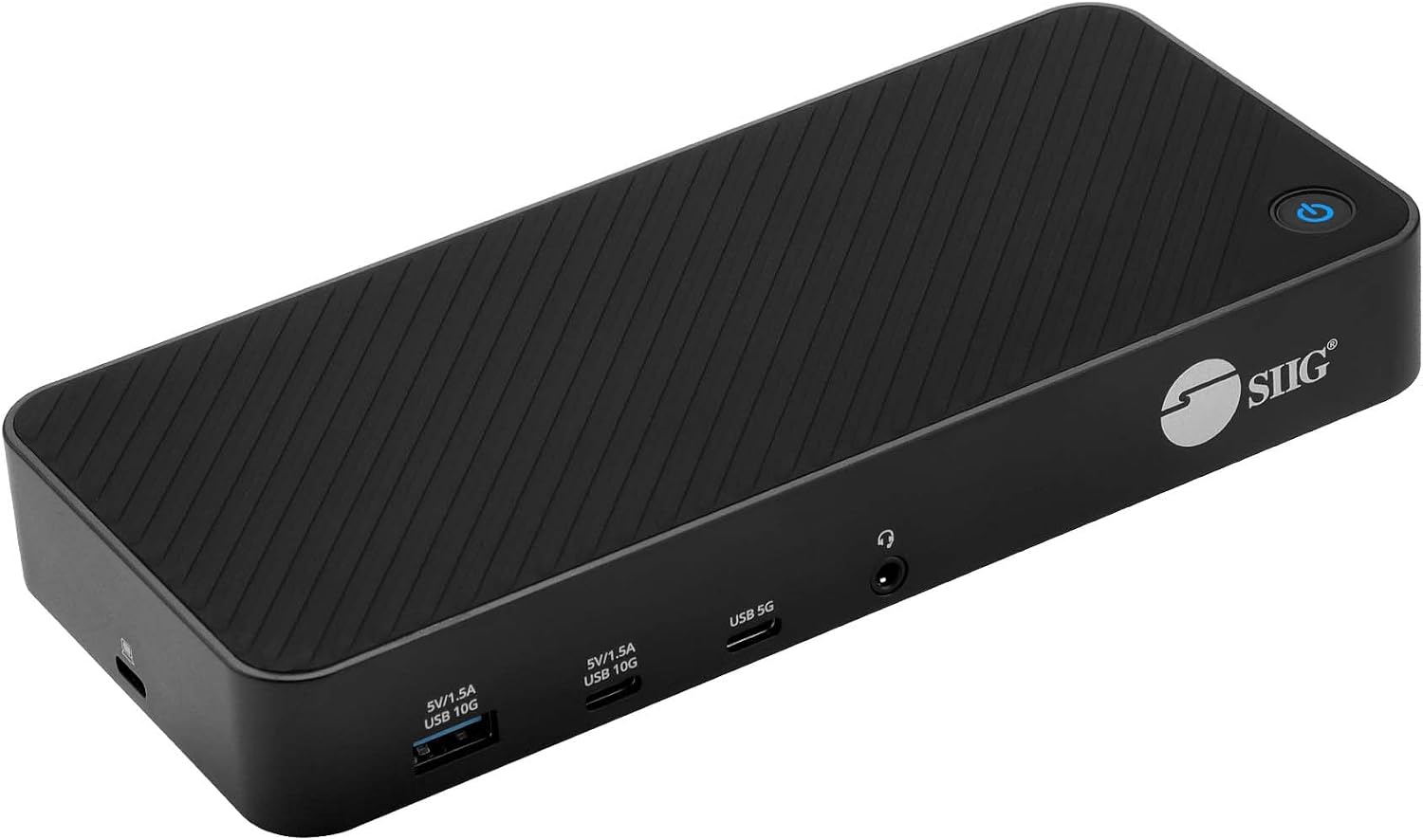SIIG USB-C Triple 4K 60Hz Docking Station with 100W PD - Triple 4K@60Hz or Single 5K@60Hz Monitor Laptop Dock - DisplayLink - 3X HDMI, 2X DisplayPort, 3X USB-A, 2X USB-C, Gigabit Ethernet