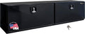 Buyers Products 1752825 Black Pro Series Steel Underbody Truck Box, 72x18x18 Inch, Toolbox for Utility Heavy Duty Work Vehicles