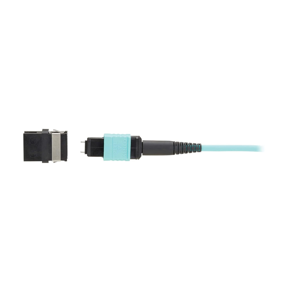 TRIPP LITE Eaton Series 8K Long DisplayPort Extension Over Fiber up to 328 Feet / 100 Meters, MPO Fiber Optic Cable Terminations, 8K@60Hz, LSZH Jacket, 1-Year Warranty (P580F-000)