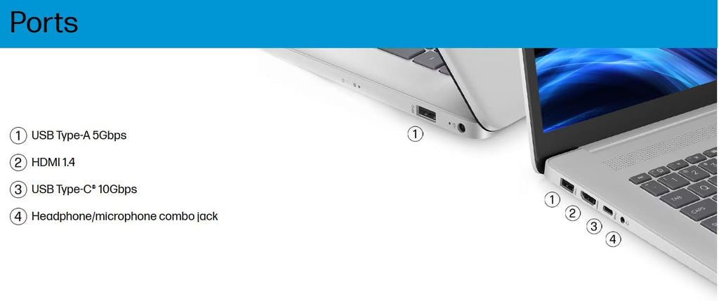 HP 17.3' AI Laptop, Intel Core Ultra 7 255U, 64GB DDR5, 2TB SSD, HD Touchscreen, Backlit Keyboard, Windows 11 Pro, Wi-Fi 6, Natural Silver