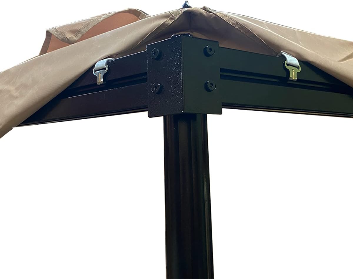 Garden Winds Replacement Canopy Top Cover Compatible with The Erommy 12ft Hexagon Gazebo - Riplock 350