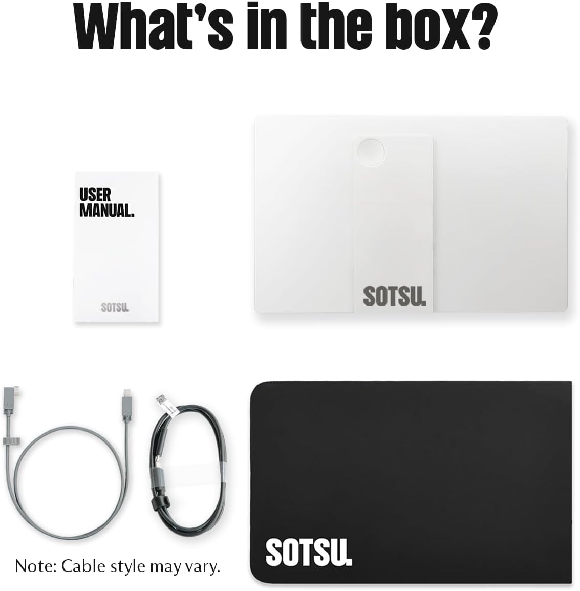SOTSU FlipAction Go 14' Premium Portable Monitor | Full HD 1080p | 400 Nits | 100% sRGB | Robust yet Lightweight | Pivoting Landscape & Portrait Display | Tempered Glass Cover | USB-C & Mini HDMI | 5W