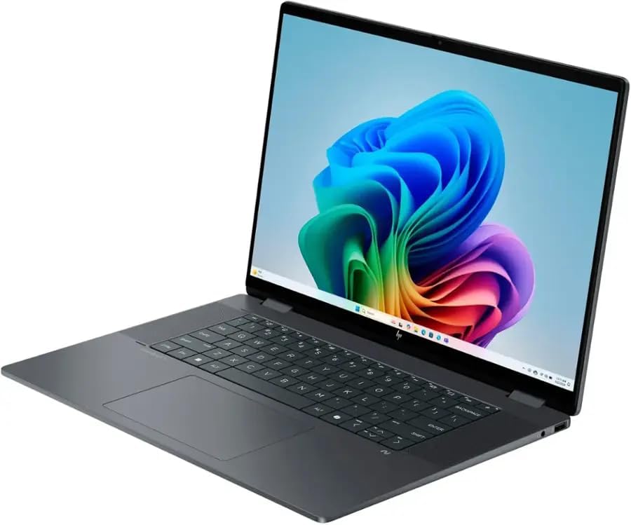 HP 2025 OmniBook X Flip 2-in-1 16' 2880x1800 Touchscreen Laptop 8-Core Intel Core Ultra 9 288V Arc Graphics 32GB LPDDR5 2TB SSD Thunderbolt 4 WiFi AX BT Webcam HDMI2.1 Backlit KB Windows 11 Pro