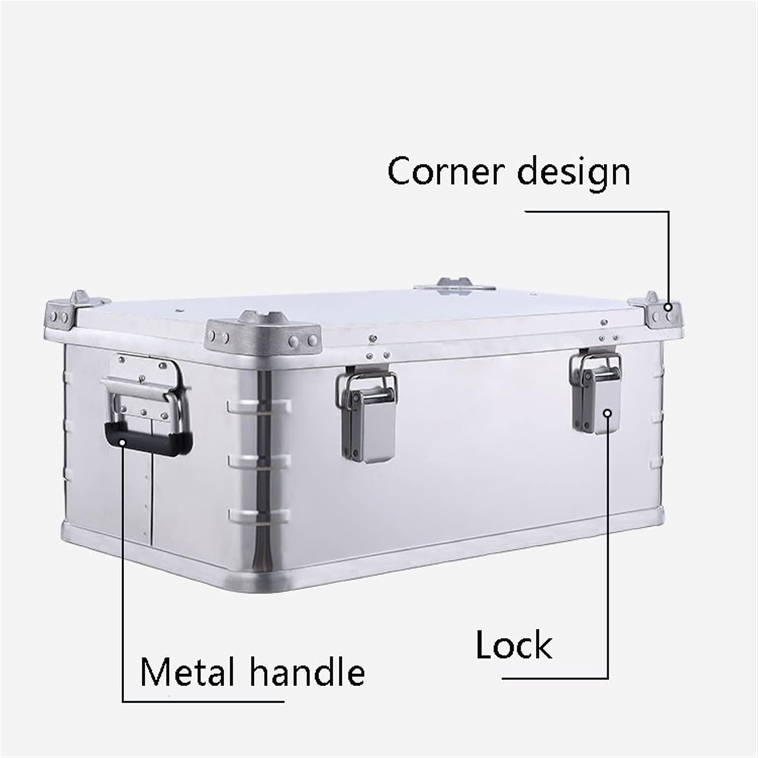 Portable Tool Box Tool Storage Box Portable Aluminum Tool Box Compact Hard Case Tool Box Repair Tool Box Home Storage Organizer Small Parts Box