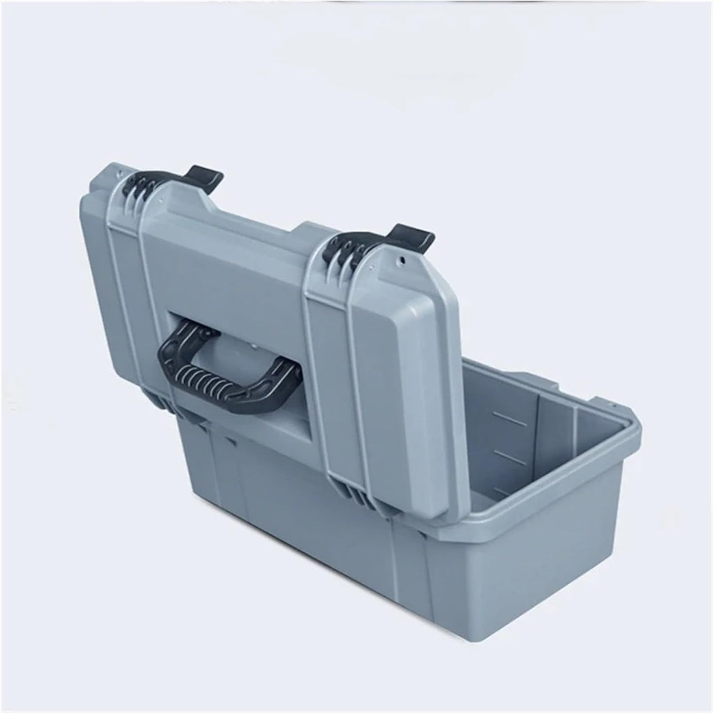Tool Box Waterproof Toolbox Storage Box Household Multifunctional Large Grade Thickened Set Portable Waterproof Case for Tools and Small Parts Tool Storage(D,22inch)