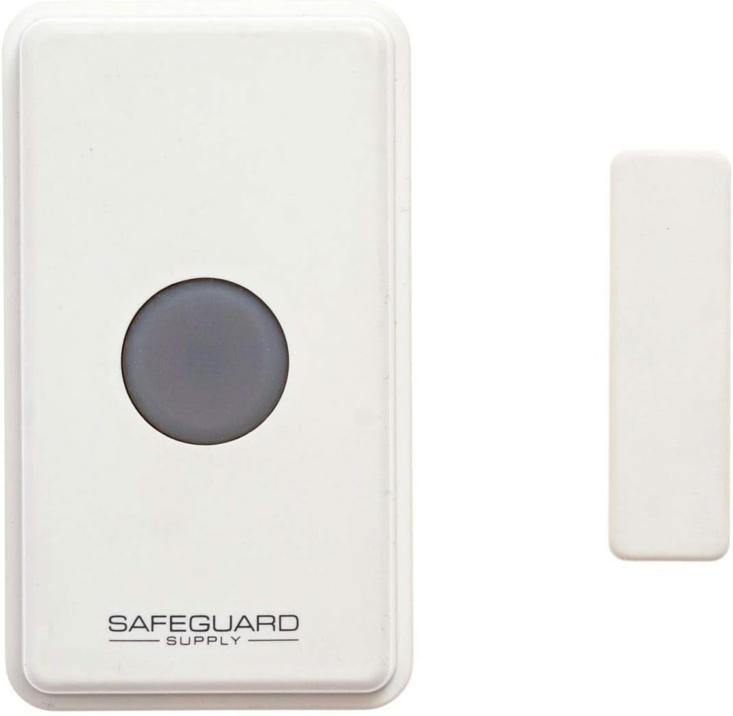 Long Range Wireless Doorbell for Business and Home - ERA-UTDCR 4000 ft Range - Heavy Duty Weatherproof Push Button or Magnetic Door Contact Transmitter