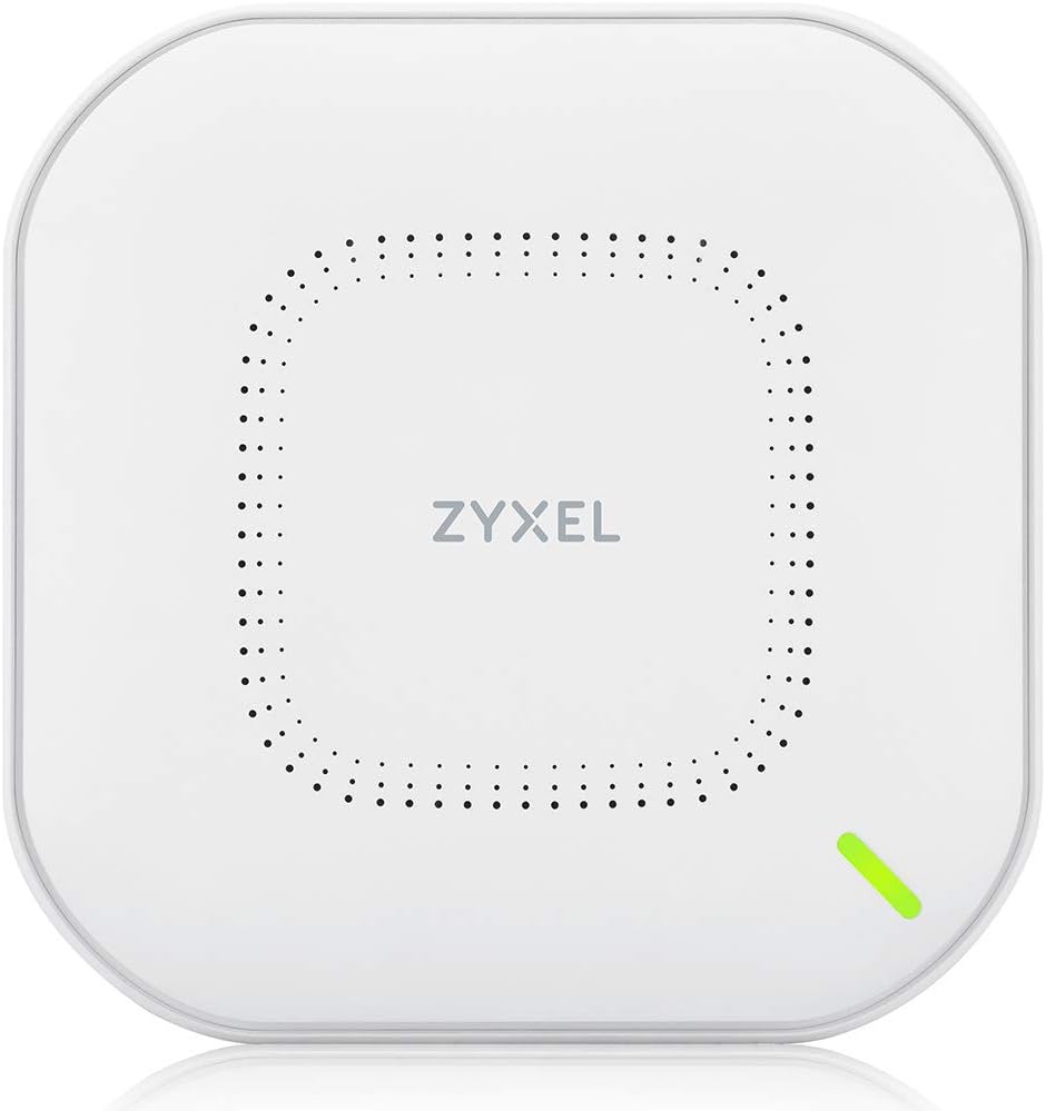 Zyxel True WiFi 6 AX3000 Wireless Multi-Gigabit Enterprise Access Point | Wall & Ceiling Optmized Antenna | Cloud, App, Direct or Controller Management | POE+ |1 Year Nebula Pro | WAX610D