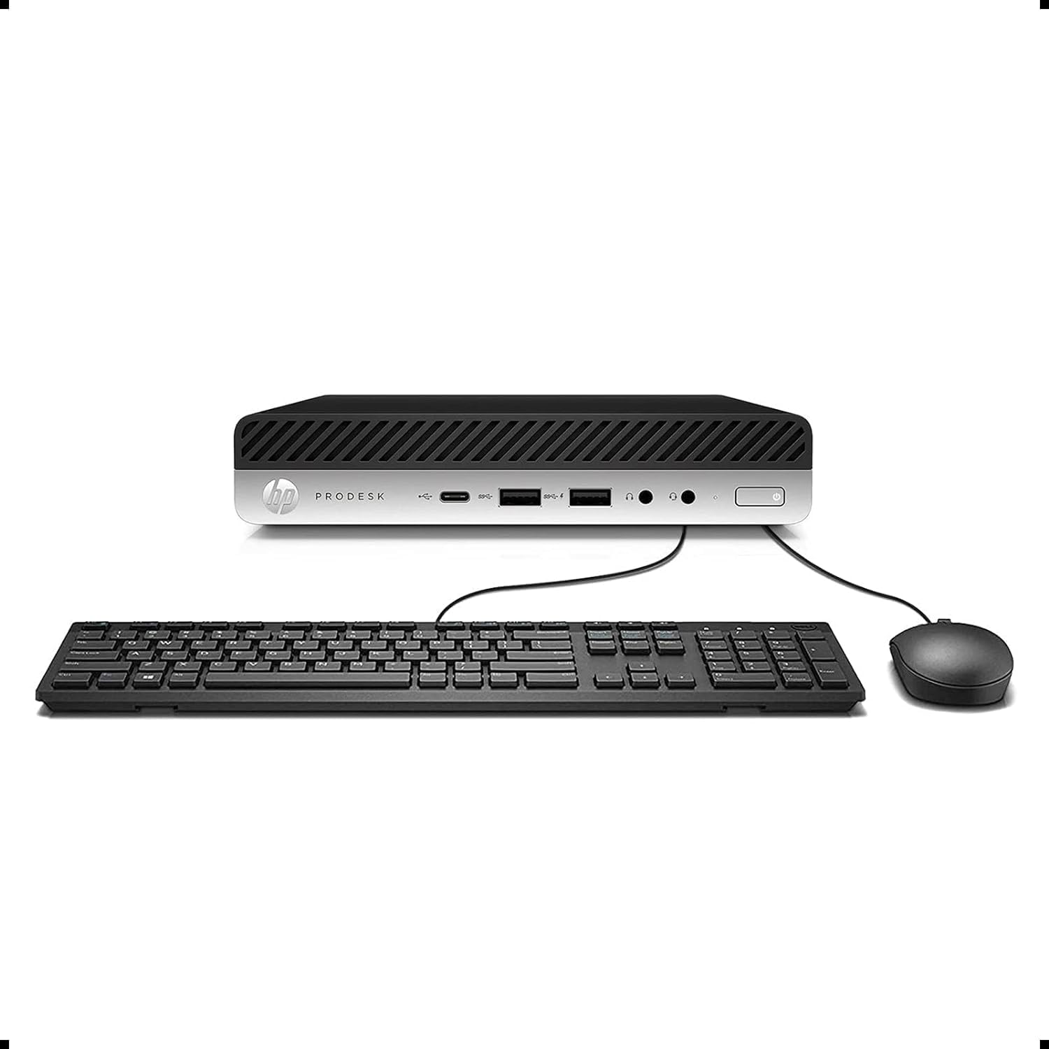 HP ProDesk 600 G3 Desktop Mini Business PC with 21.5' FHD Monitor, Intel Quad Core i5-6500T, 16GB DDR4 RAM, 256GB SSD, DisplayPort, WiFi, BT, Windows 11 Pro(Renewed)
