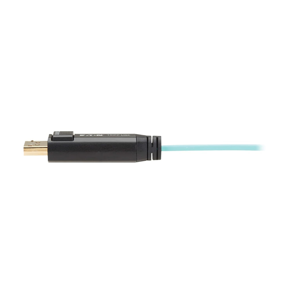 TRIPP LITE Eaton Series 8K Long DisplayPort Extension Over Fiber up to 328 Feet / 100 Meters, MPO Fiber Optic Cable Terminations, 8K@60Hz, LSZH Jacket, 1-Year Warranty (P580F-000)