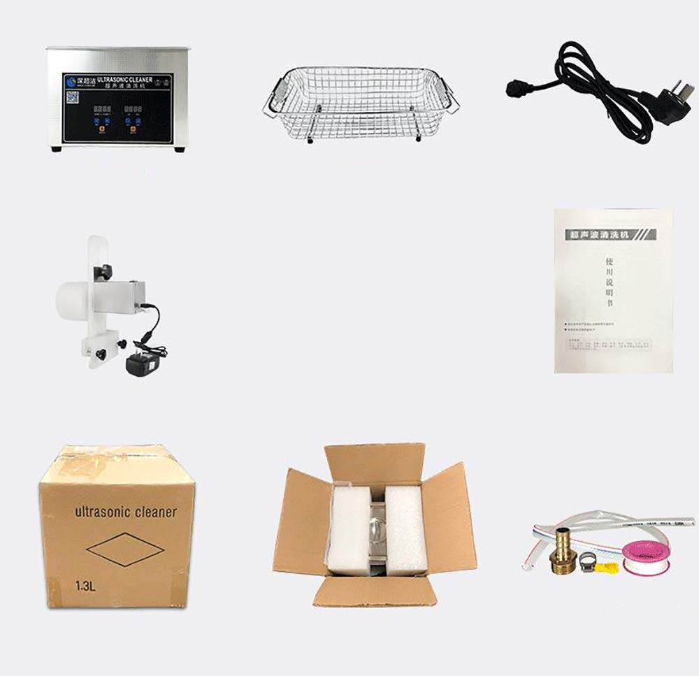 Vinyl Record Professional Stainless Steel Ultrasonic Cleaning Machine, Phonograph Disc Ultrasound Washing Machine Jewelry Cleaner
