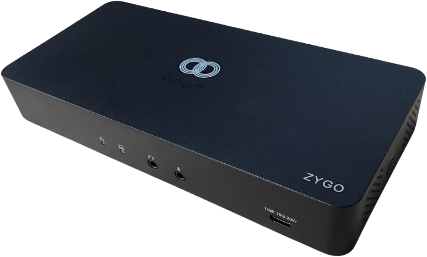Boom ZYGO USB‑C/DisplayLink Docking Station – Triple 4K60 Display Hub, BYOM/Zoom/Teams Compatible, 96W Charging, Ethernet, 6 USB Ports, HDMI & DP, TAA Compliant