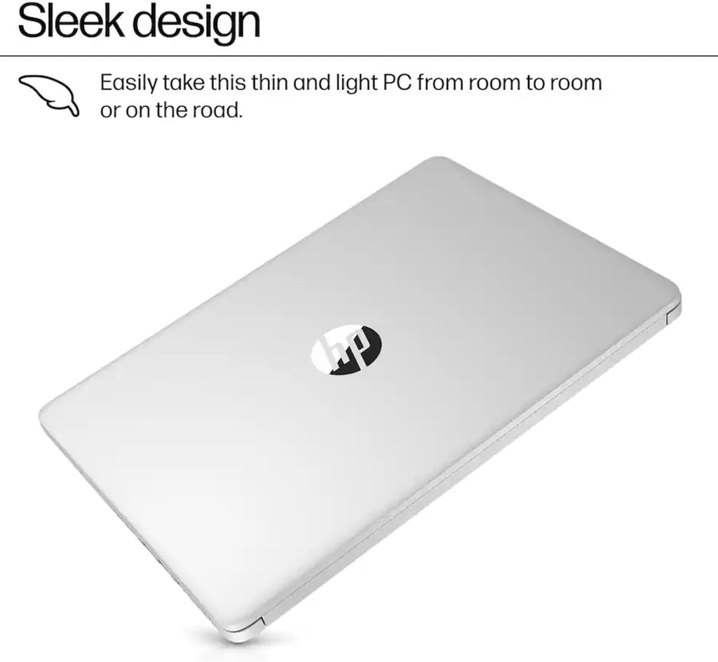 HP 2025 14' Small Laptop Computer - HD Thin & Light Laptop • Intel 4-Core N150 • Windows 11 Home • 1-Year Free Microsoft Office 365 • Bluetooth • Wi-Fi• 16GB RAM • 128GB UFS + 256GB Micro SD Card