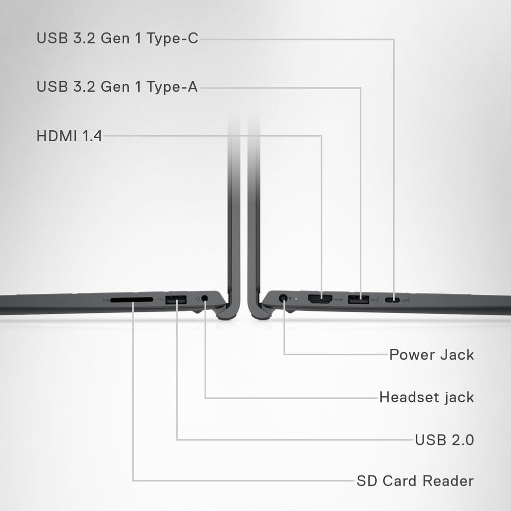 Dell 15.6' FHD Touchscreen Laptop Computer | AMD Ryzen 5 7530U CPU | 32GB RAM | 1TB Storage (512GB PCIe SSD + 512GB External) | Long Battery Life | WOWPC Bundle | Windows 11 with Microsoft Office