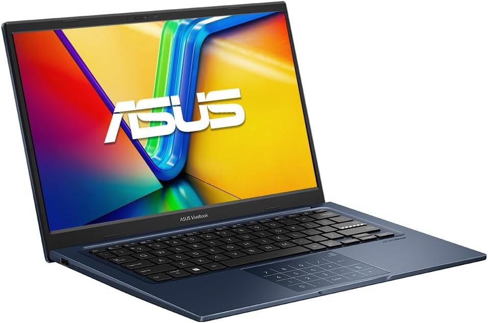ASUS 2025 Vivobook 14' FHD Laptop 10-Core Intel Core 5 120U 24GB DDR4 2TB NVMe SSD USB-C w/DP WiFi AX BT Webcam HDMI1.4 Windows 11 Home w/RE USB