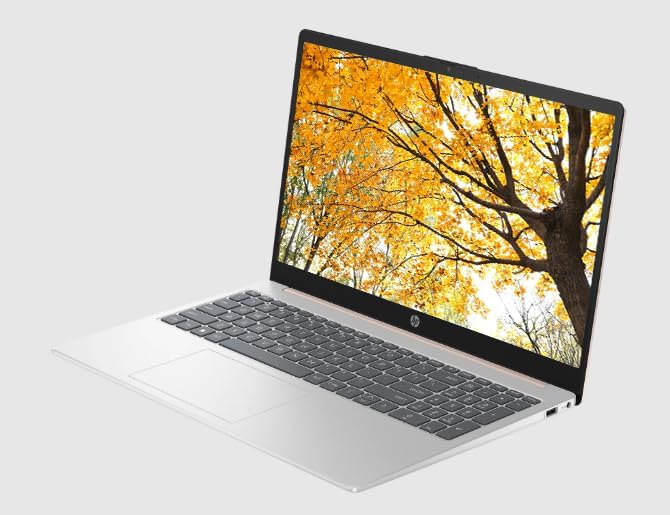 HP 2025 FHD IPS 15.5' Laptop, Ryzen 5 Processor Up to 4.20GHz, 8GB DDR4, 256GB SSD, Ultra-Fast WiFi 6, HDMI, Windows 11 (Renewed)