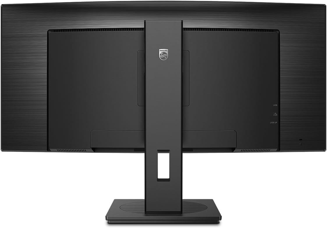 Philips Curved Monitor 346B1C 86 cm (34-inch) (HDMI, DisplayPort, USB-C, USB Hub, 3440 x 1440, 100 Hz, FreeSync, 5ms Response Time) Black
