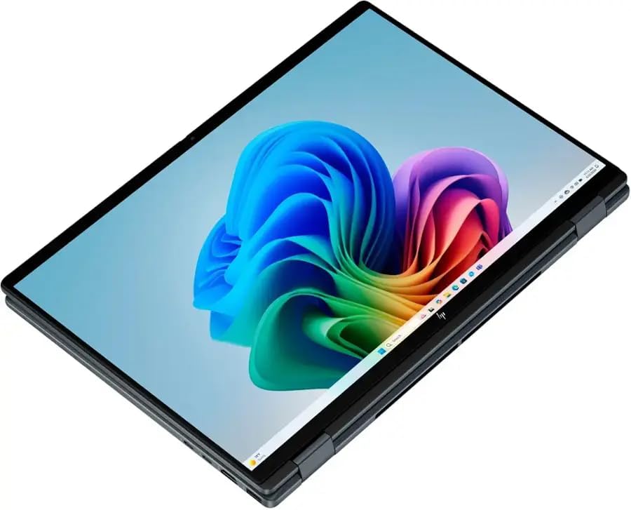 HP 2025 OmniBook X Flip 2-in-1 16' 2880x1800 Touchscreen Laptop 8-Core Intel Core Ultra 9 288V Arc Graphics 32GB LPDDR5 4TB SSD Thunderbolt 4 WiFi AX BT Webcam HDMI2.1 Backlit KB Windows 11 Pro