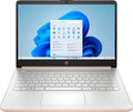 Hp 2025 14' Business Student Laptop Computer, Quad Core Intel N150 Processor, 4GB RAM,128GB UFS,1 Year Microsoft Office 365, Windows 11 Home, Copilot AI, Wi-Fi 6 - Pale Rose Gold