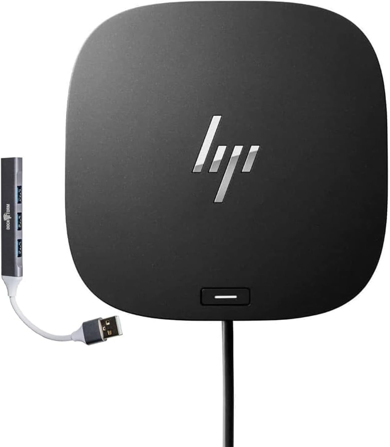HP USB-C Essential Dock G5 (1 SuperSpeed USB Type-C; 2 USB Type-A;1 Audio Jack; 2 DisplayPort 1.4; 1 HDMI 2.0; 1 RJ-45; 2 SuperSpeed USB Type-A (Charging)) Bundle Dockztorm Dock 78L94AA#ABA-0-R Black