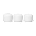 Google 2022 Nest WiFi Router and 2 Points - Mesh Router for Wireless Internet - Wi-Fi Extender with Smart Speaker - Works with Nest WiFi and Google WiFi Home Wi-Fi Systems - Snow (Renewed)