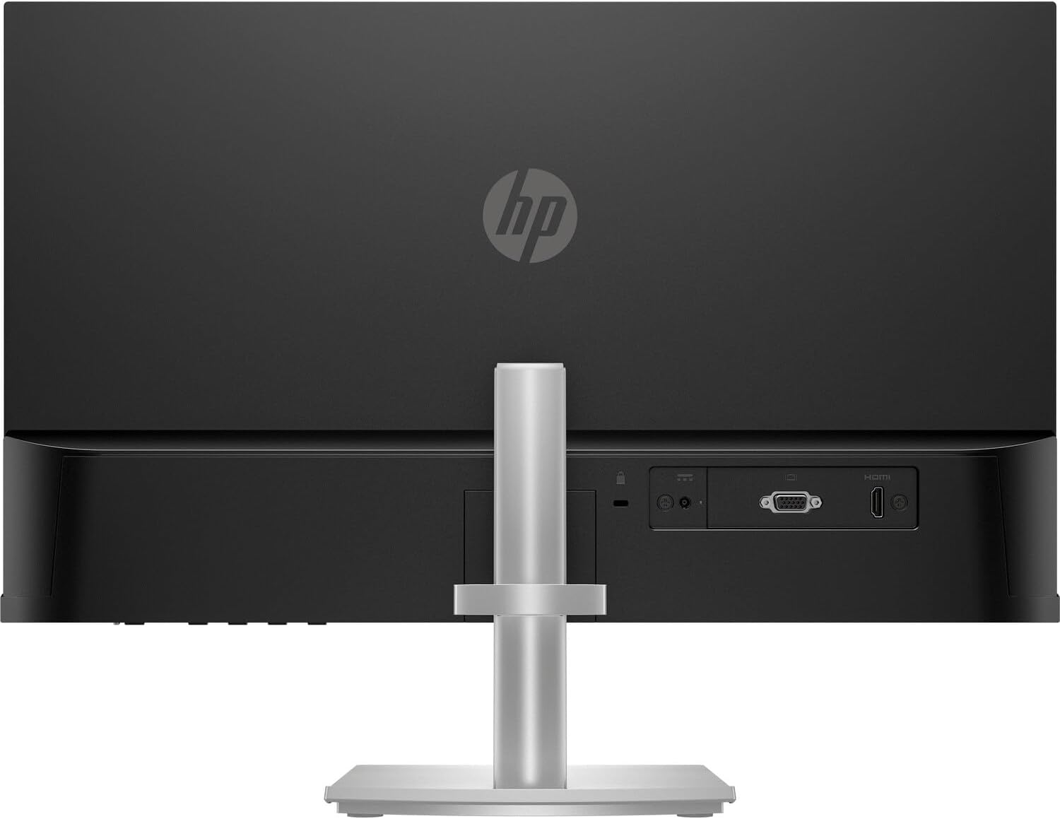 HP Series 5 23.8 Inch FHD Height Adjust Desktop Monitor 524sh 100Hz IPS Anti-Glare Eye Ease 5ms 300 nits HDMI Port Energy Star Certified for Computer PC, Silver 94C19AA (Renewed)
