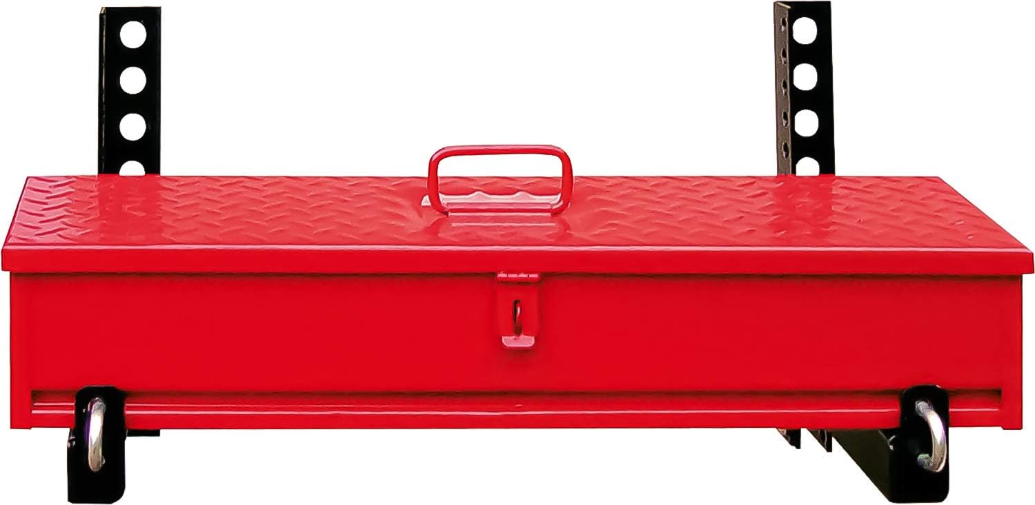 LARIN Tractor Metal Tool Box, Heavy Duty Steel, Univerasal mounting (28 inch)