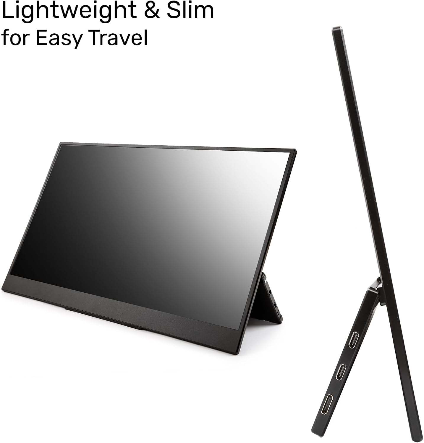 SideTrak Solo Pro 15.8' Portable Monitor for Laptop | FHD 1080P LED IPS Dual Display w/Anti-Glare Screen, USB & Mini HDMI, Laptop Monitor Extender for Mac, PC, Chrome, HDR & Speakers