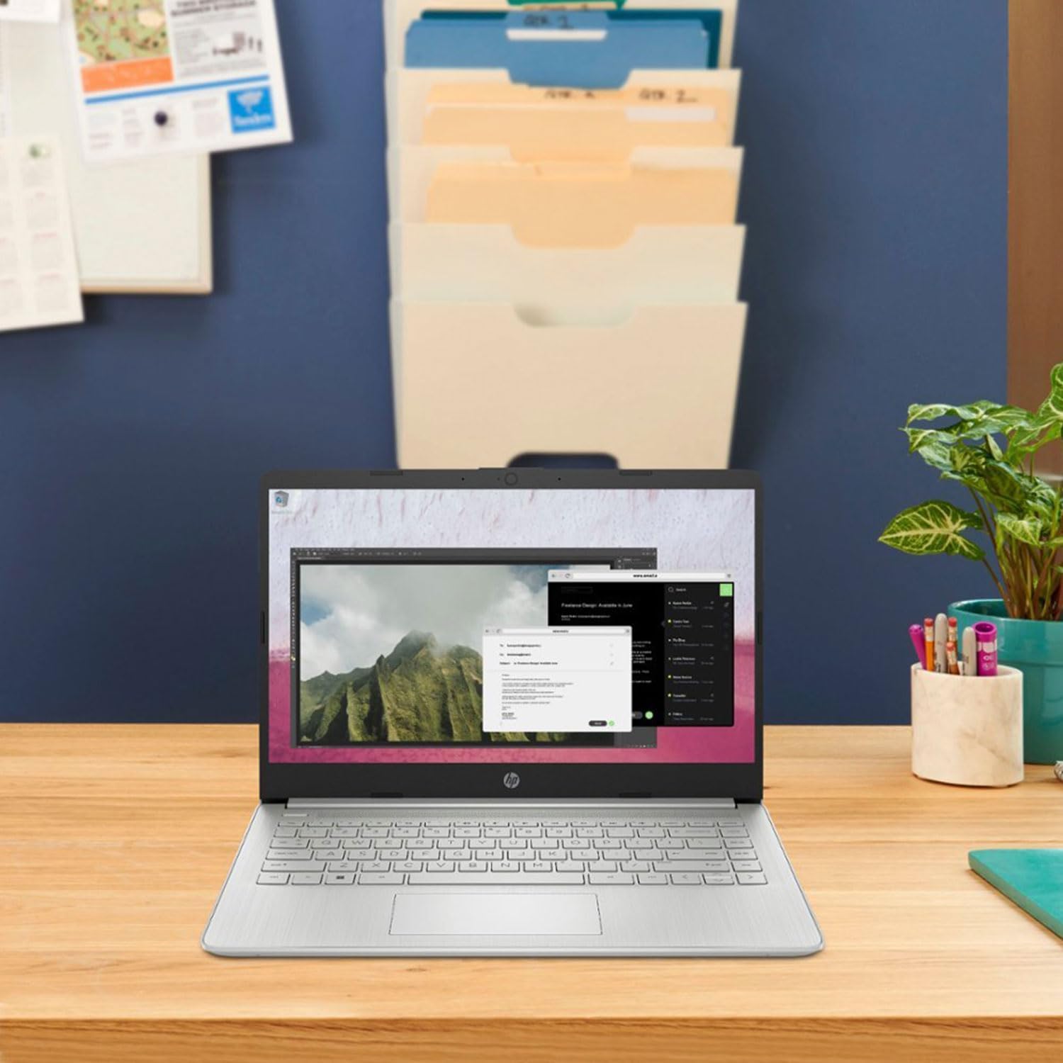 HP Daily Laptop, 14' HD Display, Intel Pentium Silver N5030, 16GB RAM, 1TB SSD, Webcam, HDMI, SD Card Reader, Wi-Fi, Windows 11 Home, Silver (Renewed)