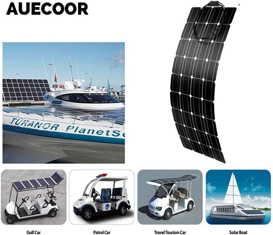 1.4Kw Wind Solar Power(1400W Hybrid System): 400W Wind Turbine Generator & 10pcs 100W Bendable Solar Panels & 3000W Off Grid Inverter & MPPT Controller & Accessories Home Boat RV