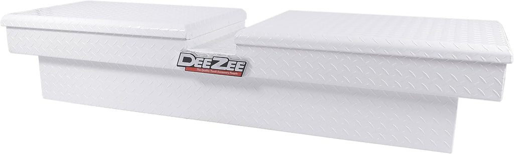 Dee Zee DZ8370WH Full Size White Double Lid (Gull Wing) Tool Box