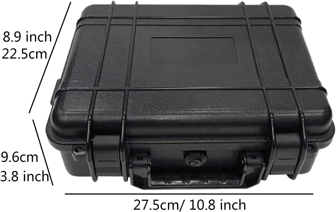 LIOONS Tool Box Plastic High Capacity Tool Boxes Portable Tool Kit Lightweight Strong and Sturdy Hand-Held 27.5 * 22.5 * 9.6cm Tool Kit
