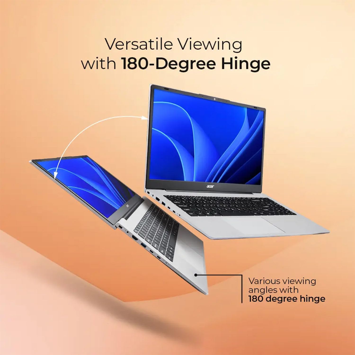 acer Aspire 3 Premium Laptop with Backlit Keyboard | AMD Ryzen 5 7530U CPU | 15.6 FHD IPS Display | 64GB RAM | 1TB PCIe SSD | Type-C | Wi-Fi 6 | Sleek & Portable | Windows 11 Pro