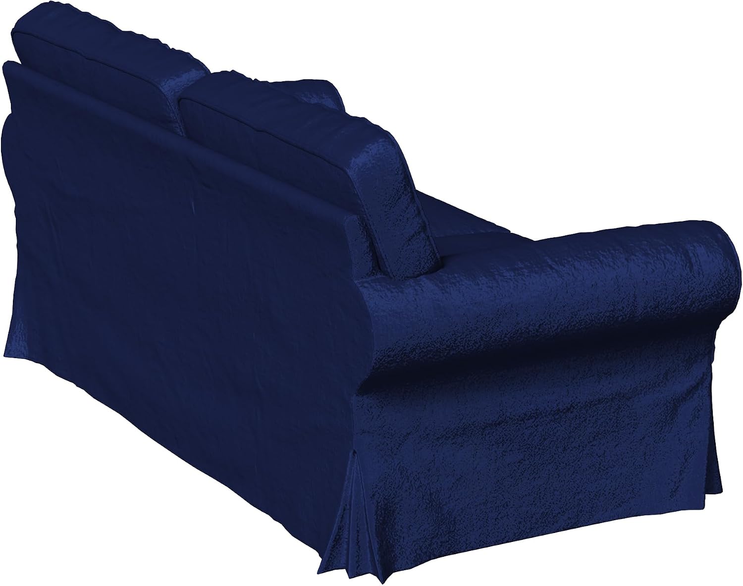 Heavy Duty UPPLAND (Not EKTORP) Sofa Cover Replacement Compatible with IKEA UPPLAND 3 Seat Sofa, Loveseat, Armchair, Sectional Corner, or Footstool Slipcover Only (Uppland 2 Velvet Blue)