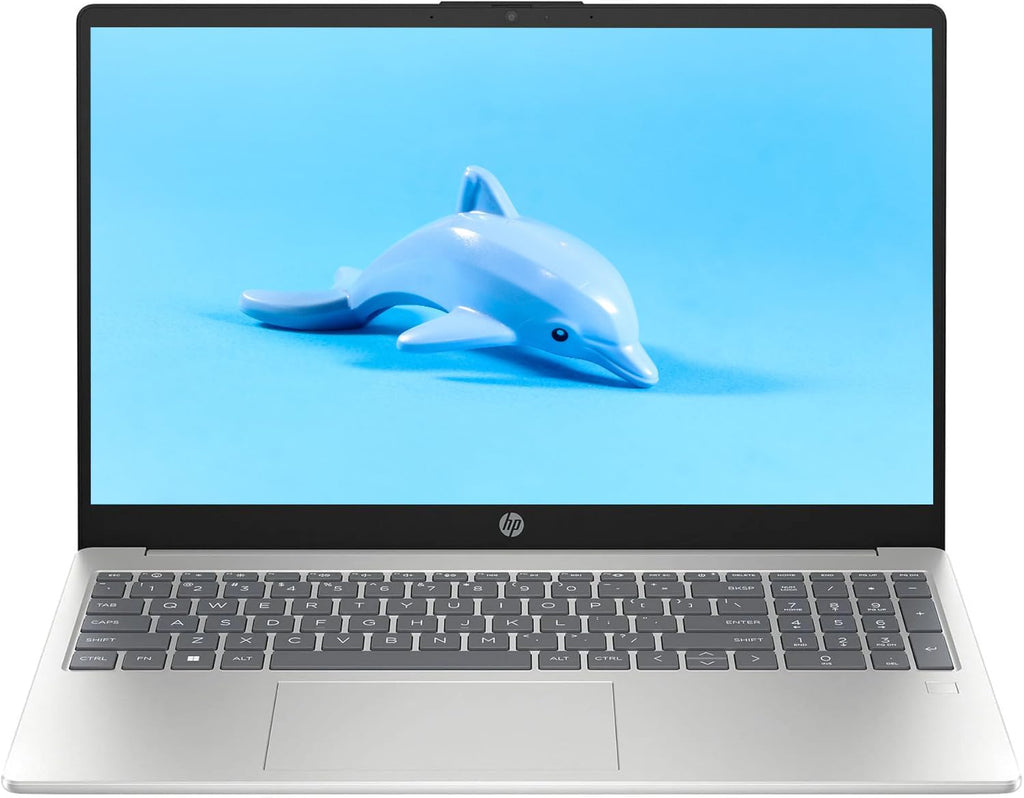 HP 15.5' FHD IPS Laptop, Intel i3-N305 Processor Up to 3.77GHz, 8GB DDR4 RAM, 256GB SSD, HDMI, Super-Fast 6th Gen WiFi, Windows 11, Renewed