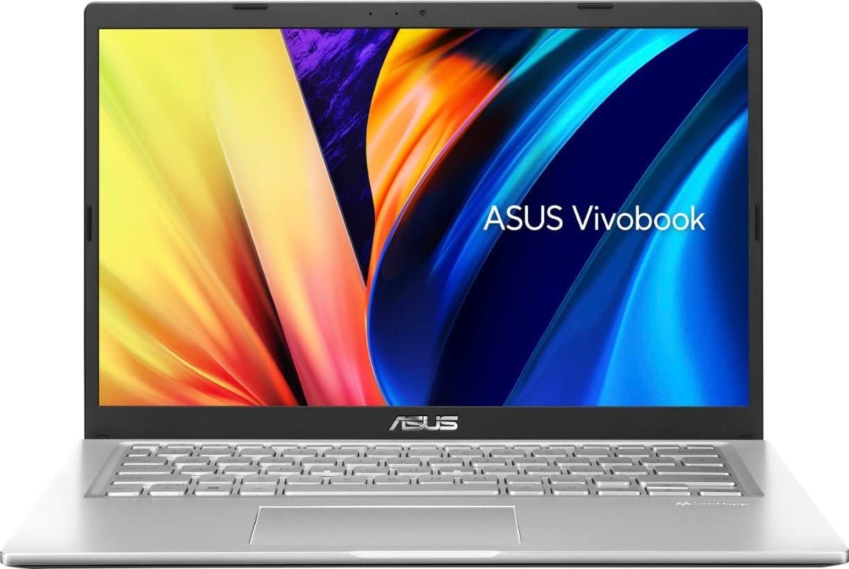 ASUS Vivobook 14' HD Screen Laptop Computer, 11th Gen Intel Core i3-1115G4, 8GB Memory, 128GB SSD, Intel UHD Graphics, Windows 11 Home, Silver - X1400EA-I38128 (Renewed)