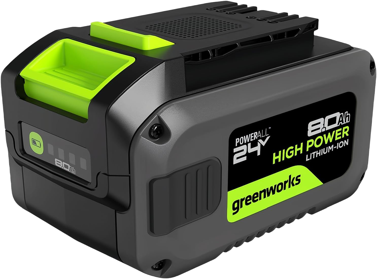 Greenworks 24V 8.0Ah Lithium-Ion Battery(Genuine Greenworks Battery/ 125+ Compatible Tools)