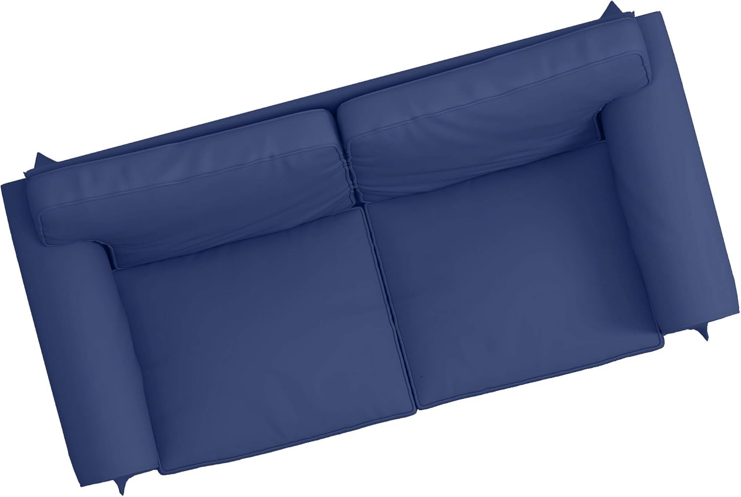 Heavy Duty UPPLAND (Not EKTORP) Sofa Cover Replacement Compatible with IKEA UPPLAND 3 Seat Sofa, Loveseat, Armchair, Sectional Corner, or Footstool Slipcover Only (Uppland 2 Cotton Blue)