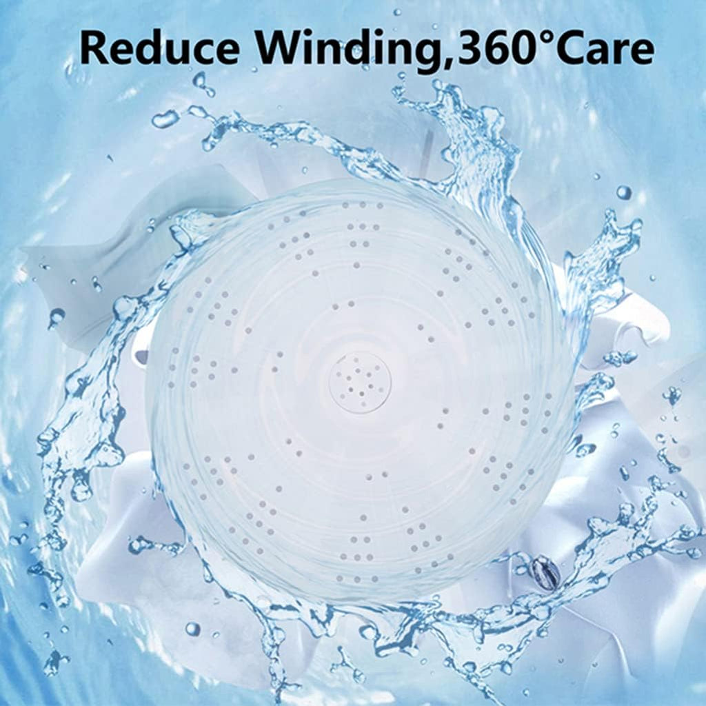 2IN1 Mini Portable Compact Washing Machine 13lbs Capacity Twin Tub Washer Spinner Cycle Combo, Timer Control, Drain and Inlet Water Hose for Apartment, Camping, Dorms and RV