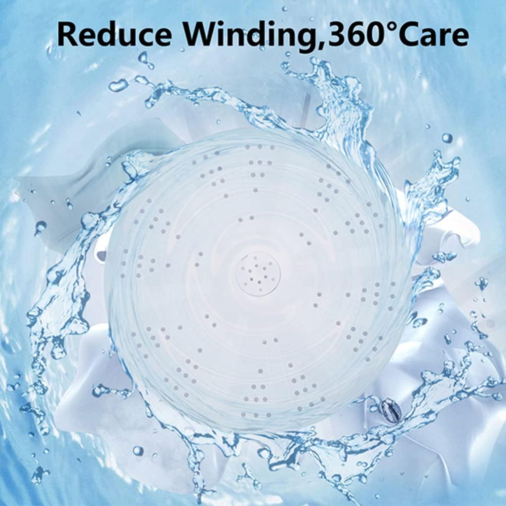 2IN1 Mini Portable Compact Washing Machine 13lbs Capacity Twin Tub Washer Spinner Cycle Combo, Timer Control, Drain and Inlet Water Hose for Apartment, Camping, Dorms and RV