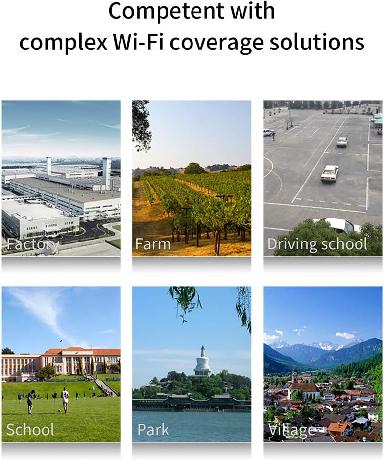 AC1200 High Power Outdoor Wireless Access Point Weatherproof WiFi Range Extender with POE Dual Band 2.4G&5.8GHz 802.11AC Wireless WiFi Access Points/Repeater/Router/Bridge Mode, 2x5dBi Antenna