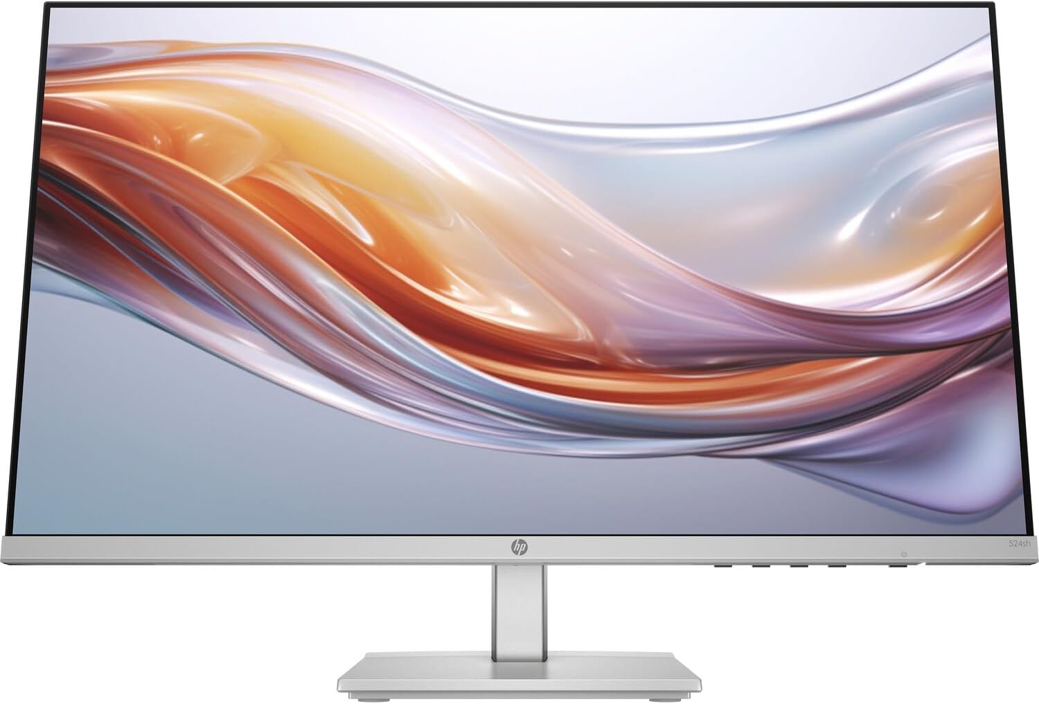 HP Series 5 23.8 Inch FHD Height Adjust Desktop Monitor 524sh 100Hz IPS Anti-Glare Eye Ease 5ms 300 nits HDMI Port Energy Star Certified for Computer PC, Silver 94C19AA (Renewed)