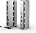WAVLINK Intel Certified Thunderbolt 5 Dock, 12-in-1 TB5 Docking Station with 120Gbps Max Transfer, 140W PD, 2.5G Ethernet, 4X USB-A 3.2 Gen 2, SD4.0, for Windows 11/Mac OS 14.6 or Later TB5/4 Laptops